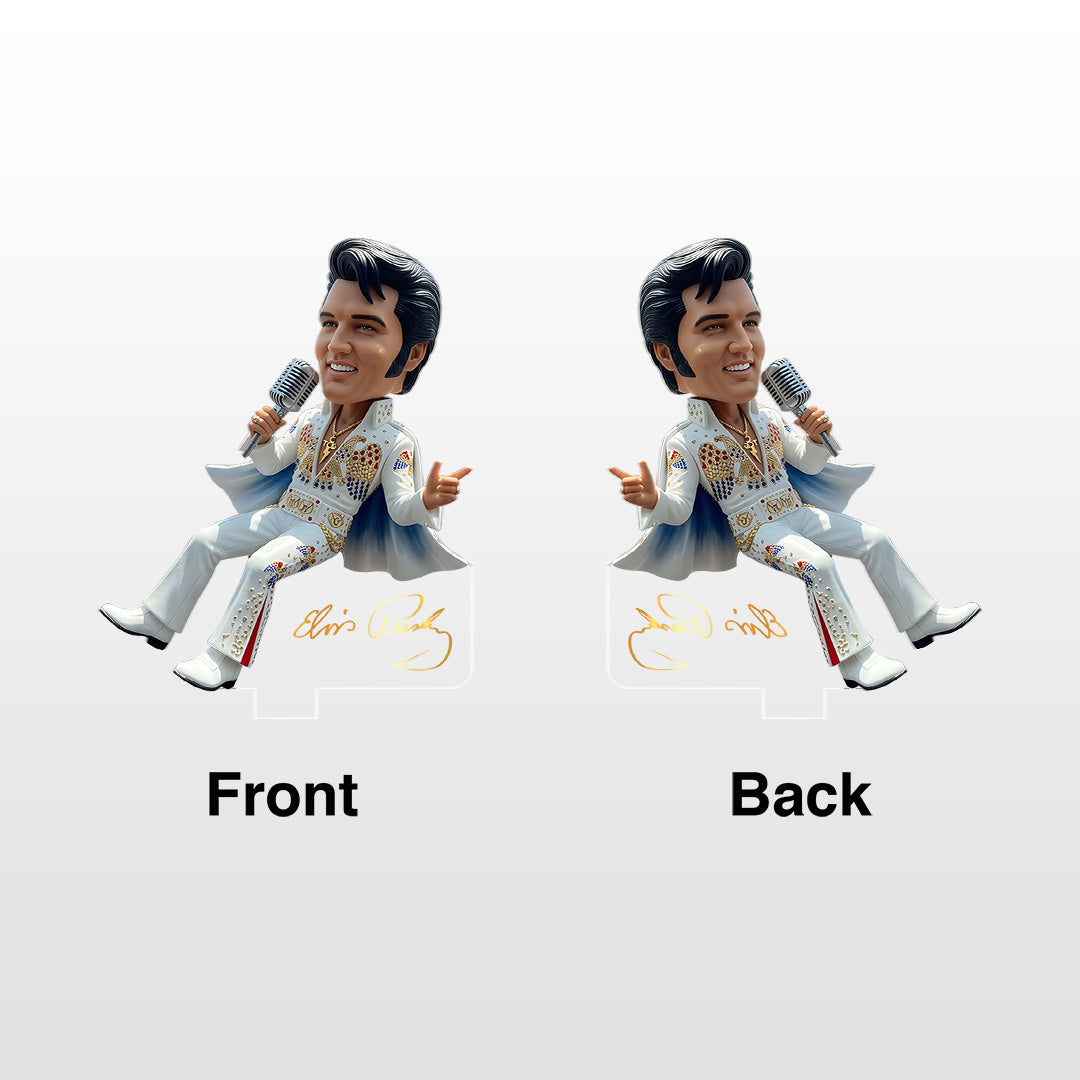 Elvis Presley Custom Shape Spring Acrylic Standee – TANTN22774