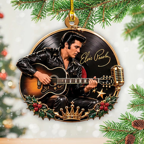 6PCS Elvis Presley Custom Shape 2-Side Printed Acrylic Ornament – TANTN26039