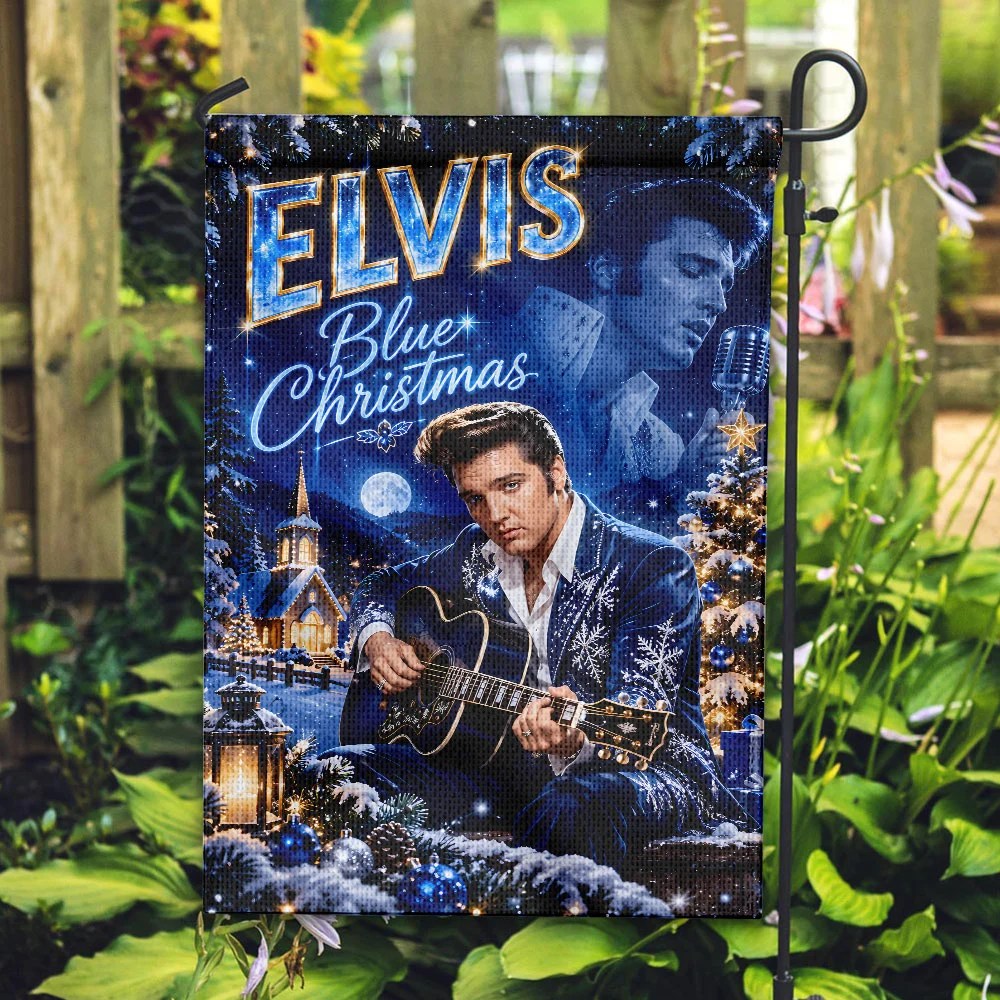 Elvis Presley Double-side Garden Flag – TANTN26014