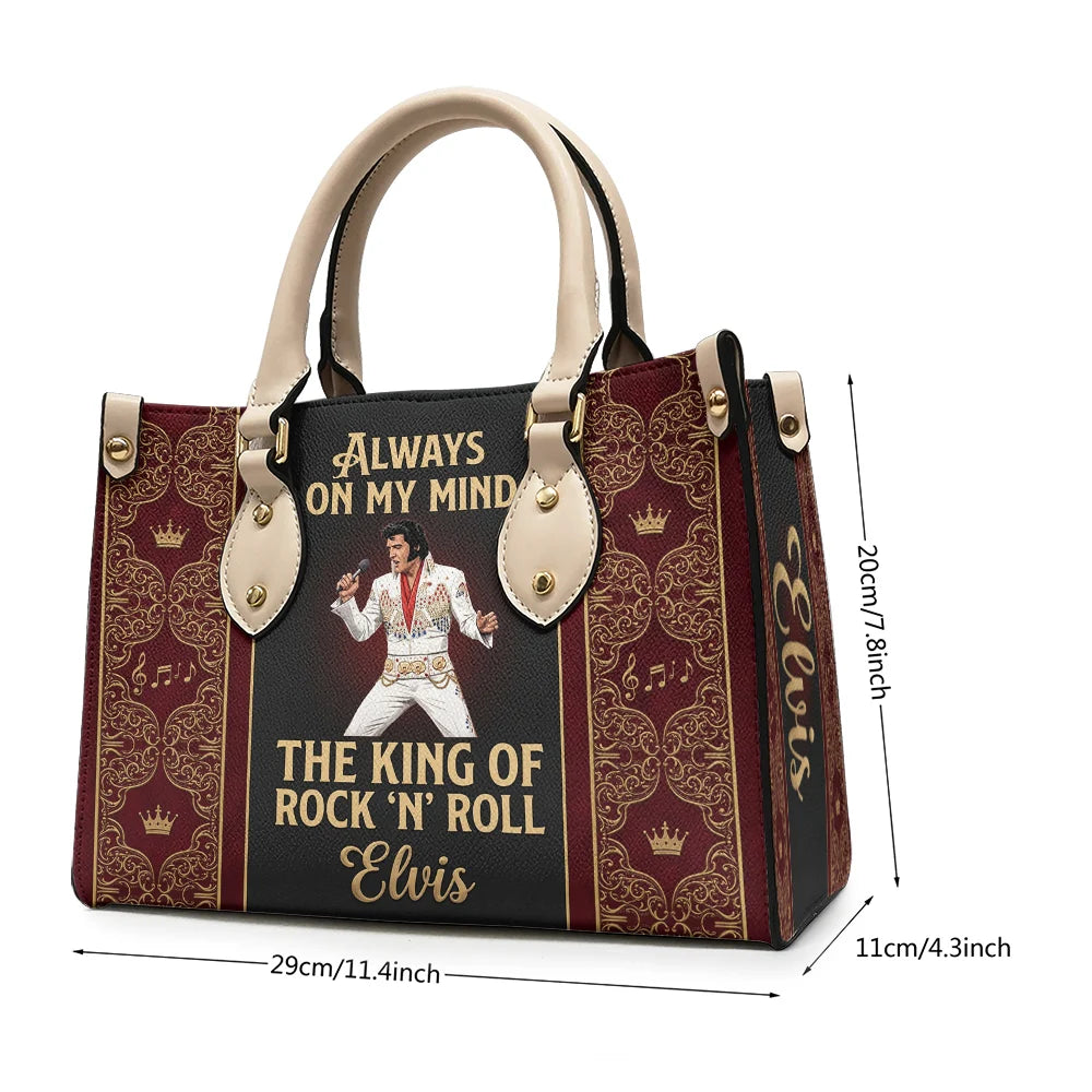 Elvis Presley Leather HandBag – TMTHU9392