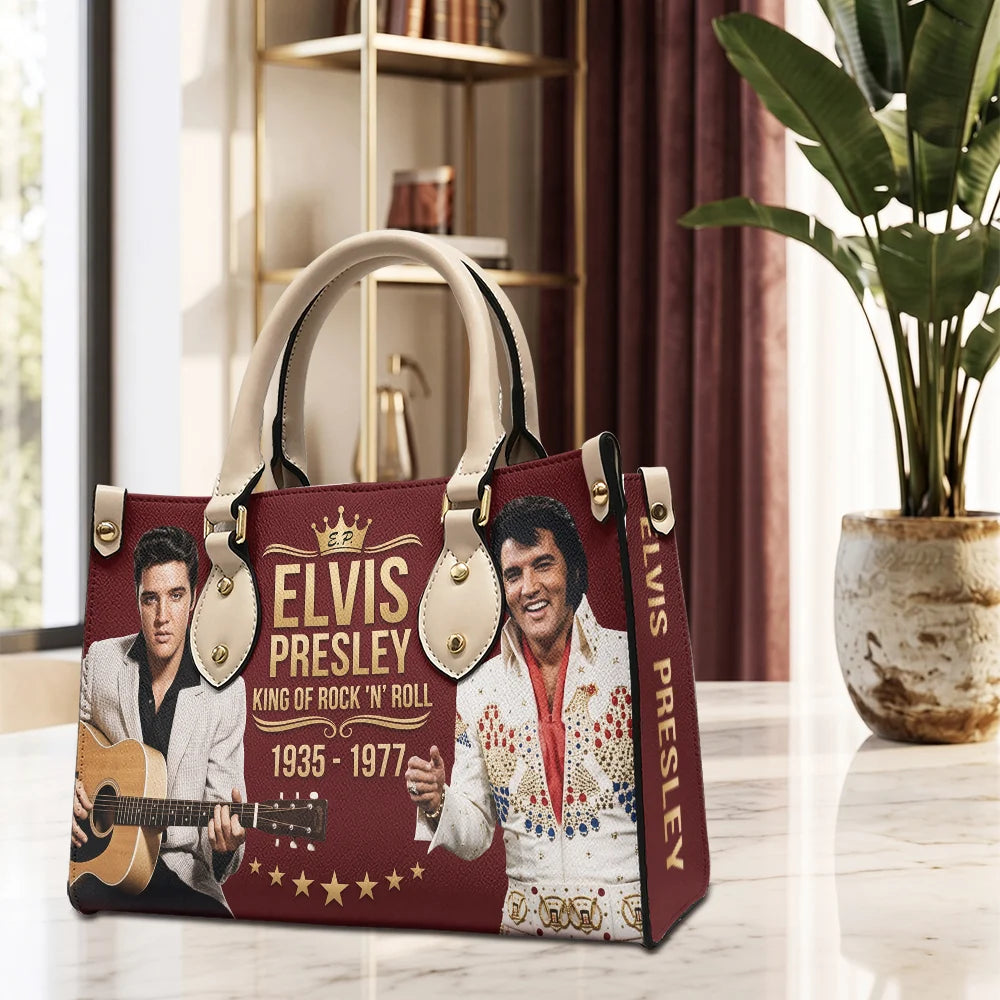 Elvis Presley Leather HandBag – TMTHU9455