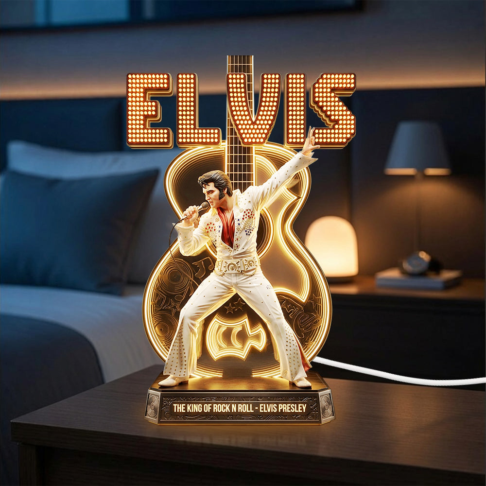 Elvis Presley Custom Shape Acrylic Light Box – TMTHU7004