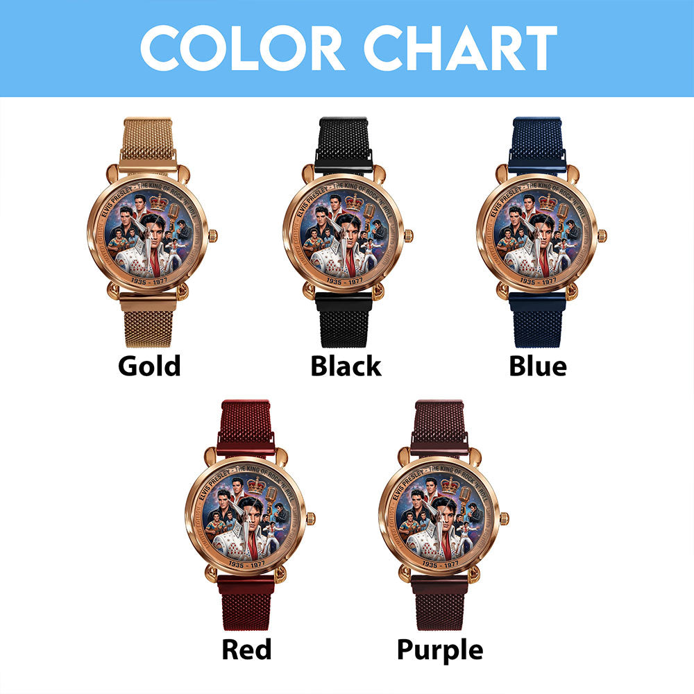 Elvis Presley Mesh Strap Quartz Watch – TMTHU6268