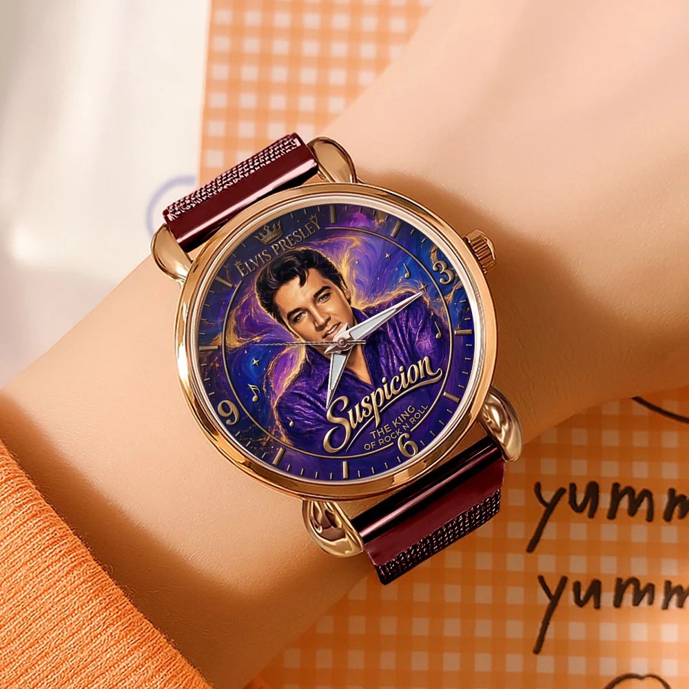 Elvis Presley Mesh Strap Quartz Watch – TMTHU10262