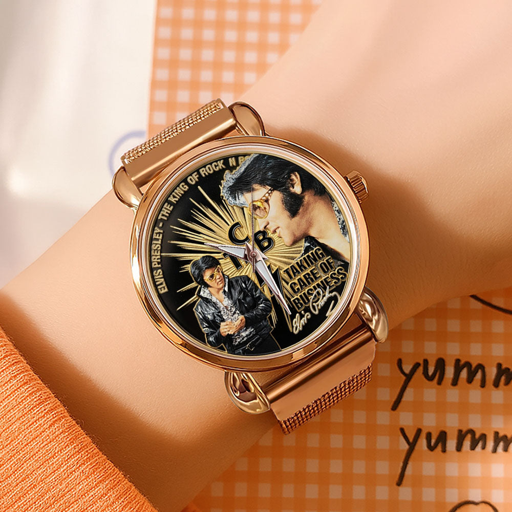 Elvis Presley Mesh Strap Quartz Watch – TMTHU4543