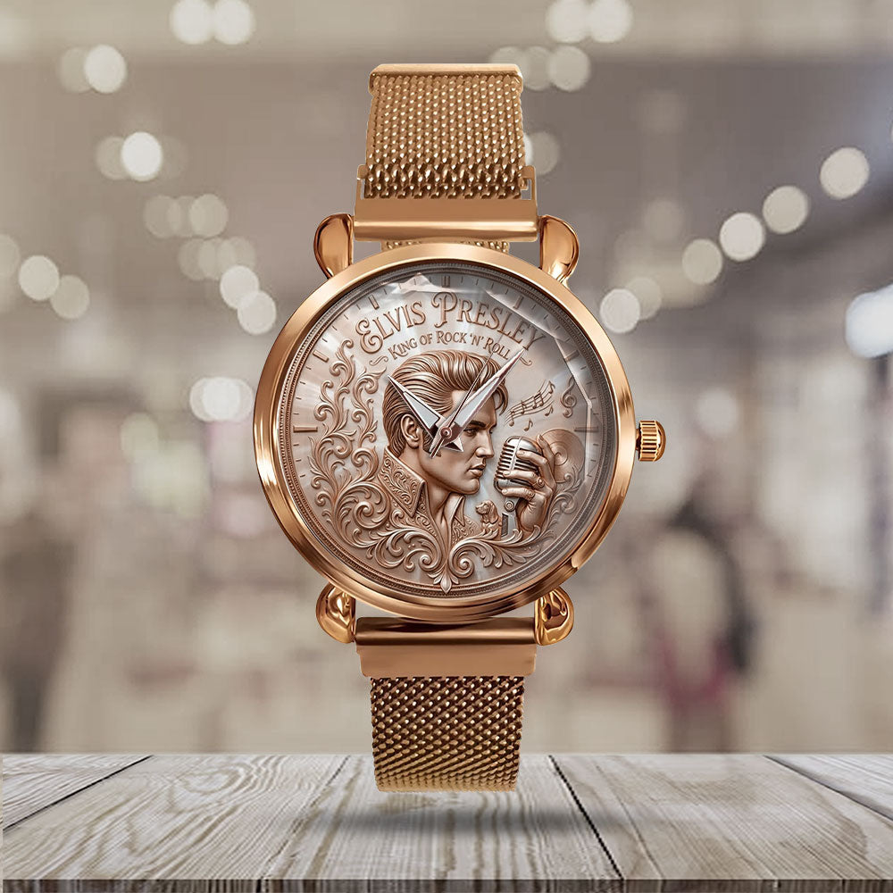 Elvis Presley Mesh Strap Quartz Watch – TMTHU7169