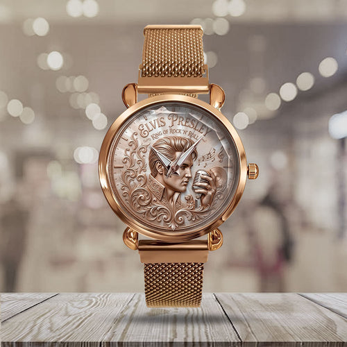 Elvis Presley Mesh Strap Quartz Watch – TMTHU7169
