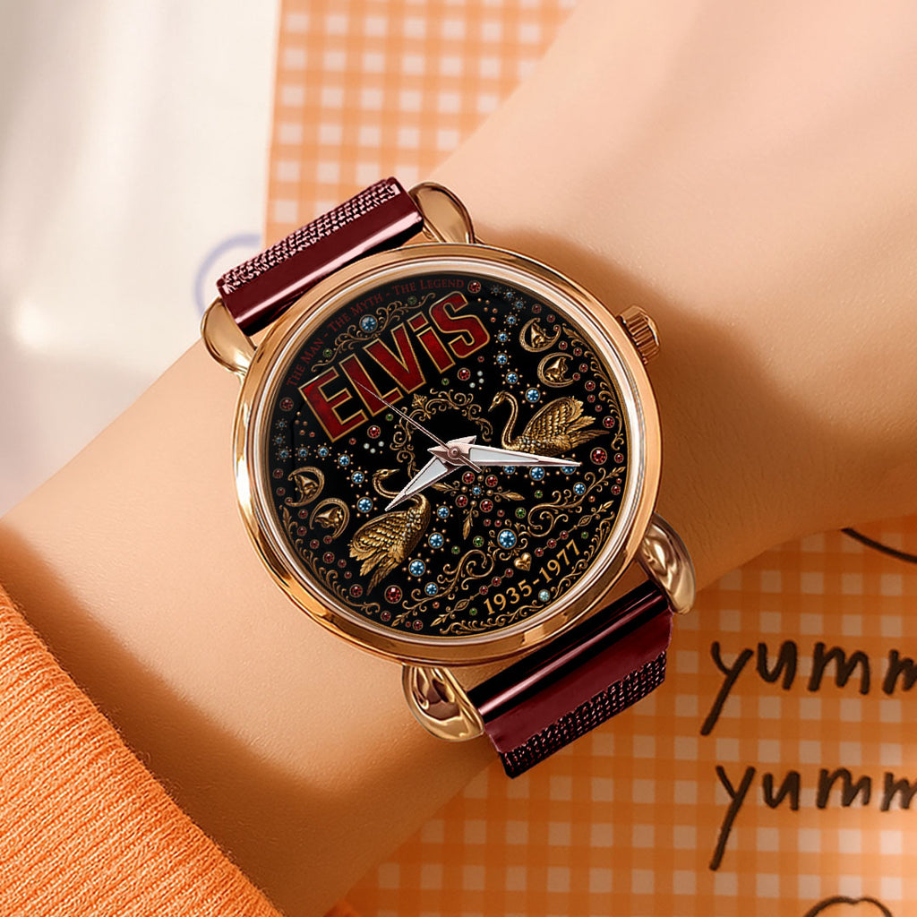 Elvis Presley Mesh Strap Quartz Watch – TMTHU8538