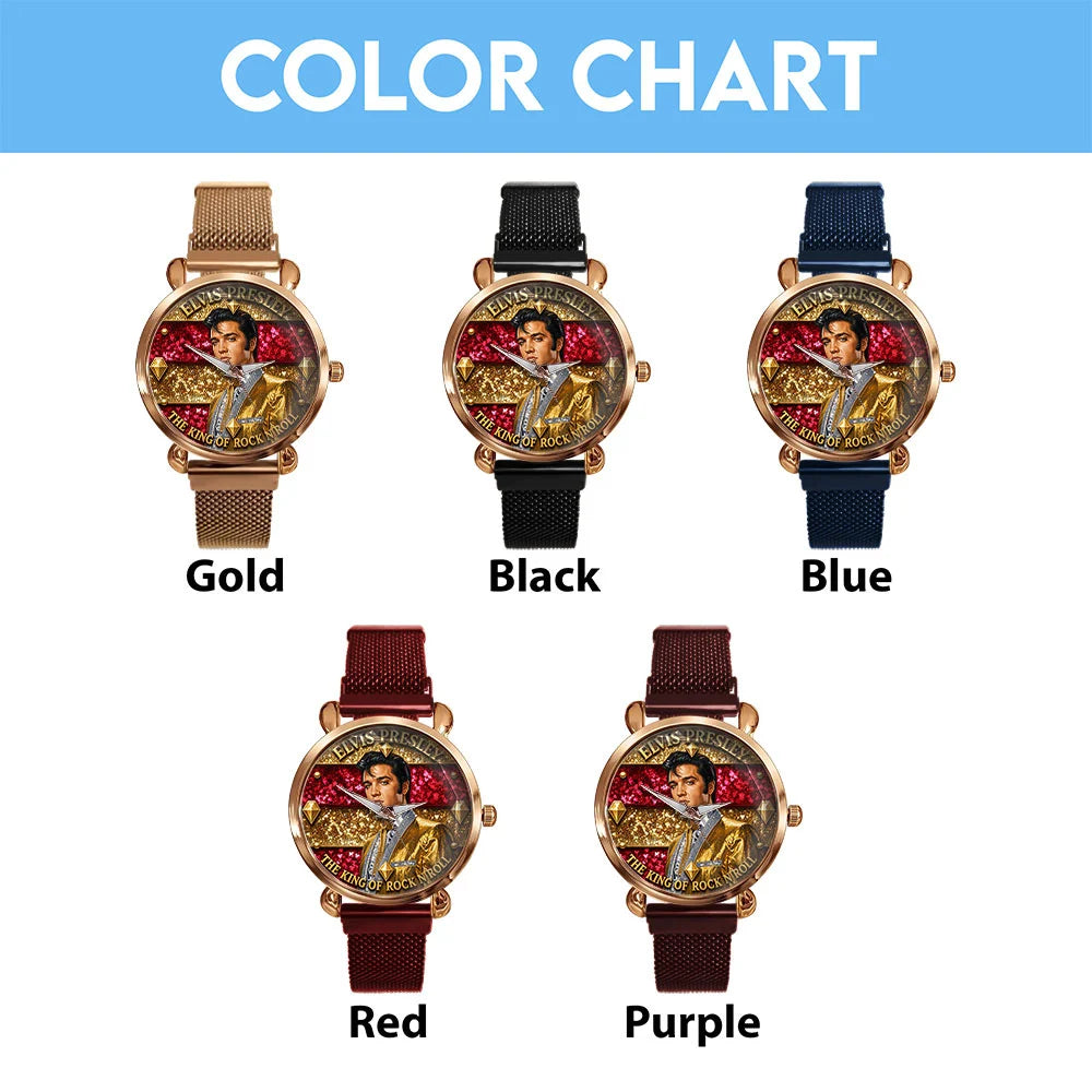 Elvis Presley Mesh Strap Quartz Watch – TMTHU8702