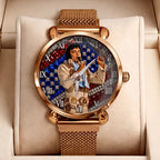 Elvis Presley Mesh Strap Quartz Watch – TMTHU9002