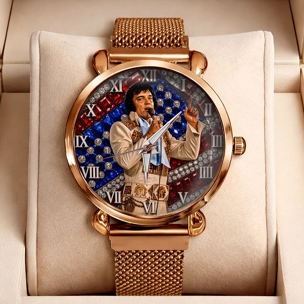 Elvis Presley Alloy Luxury Quartz Watch – TANTN 13959