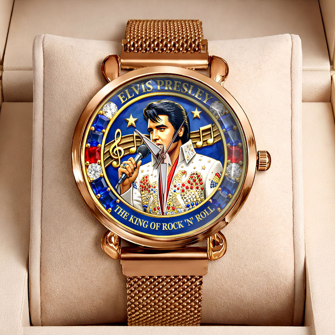 Elvis Presley Mesh Strap Quartz Watch – HOATT16465