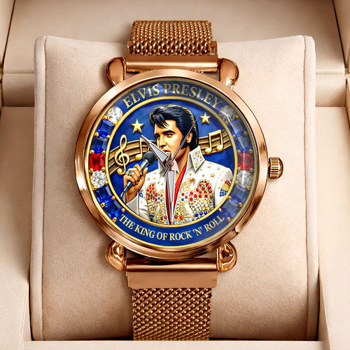 Elvis Presley Mesh Strap Quartz Watch – HOATT16465