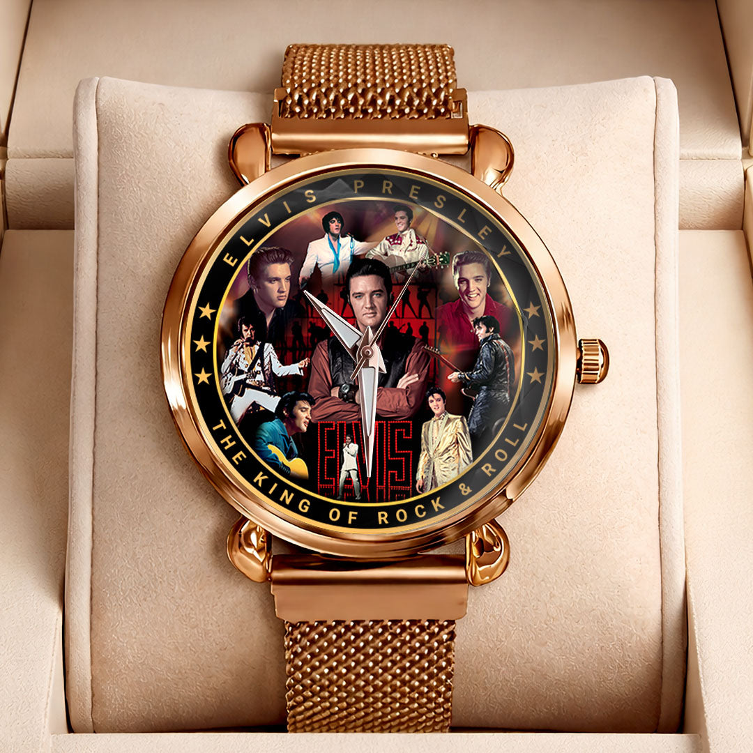 Elvis Presley Mesh Strap Quartz Watch – HOATT16495