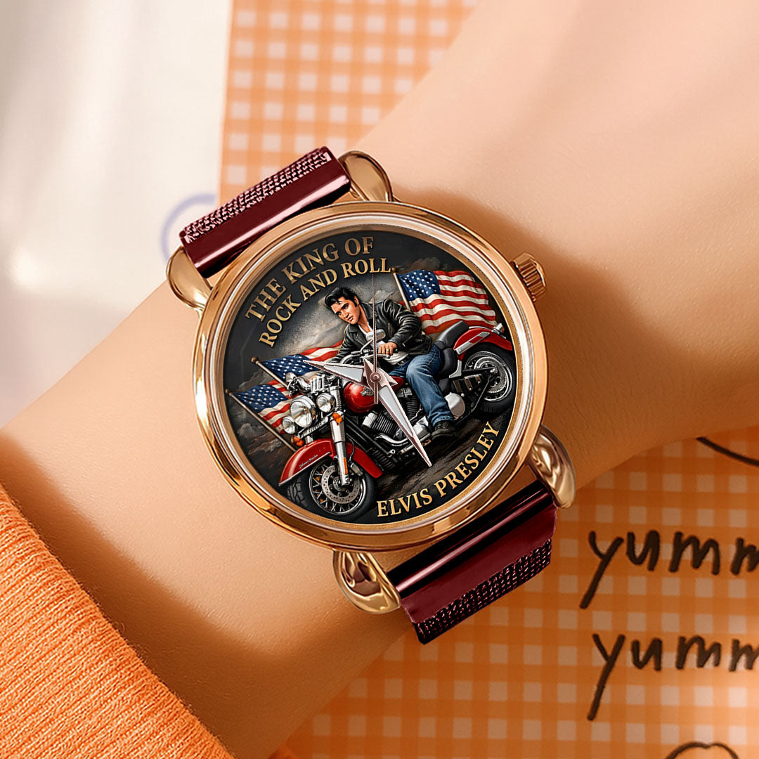 Elvis Presley Mesh Strap Quartz Watch – HOATT16496
