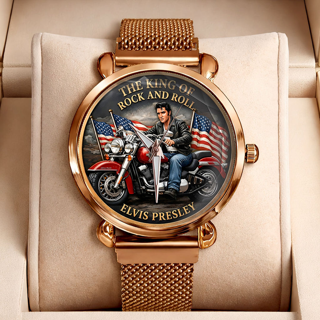 Elvis Presley Mesh Strap Quartz Watch – HOATT16496