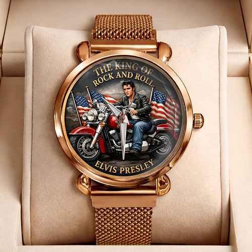 Elvis Presley Mesh Strap Quartz Watch – HOATT16496