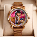 Elvis Presley Mesh Strap Quartz Watch – HOATT19344