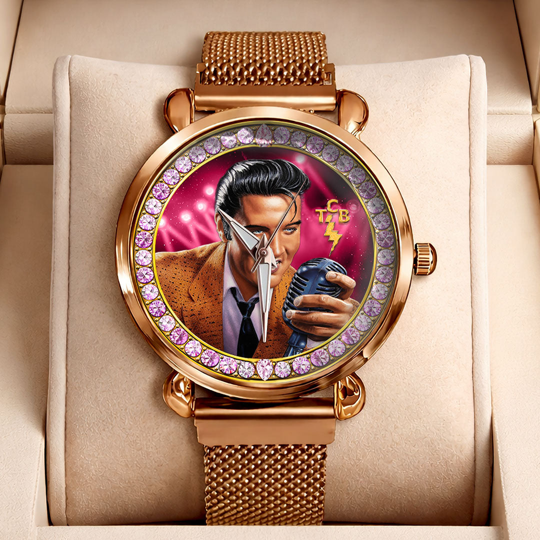 Elvis Presley Mesh Strap Quartz Watch – HOATT19344