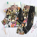 Elvis Presley Satin Pajama Set with Piping – TMTHU8682