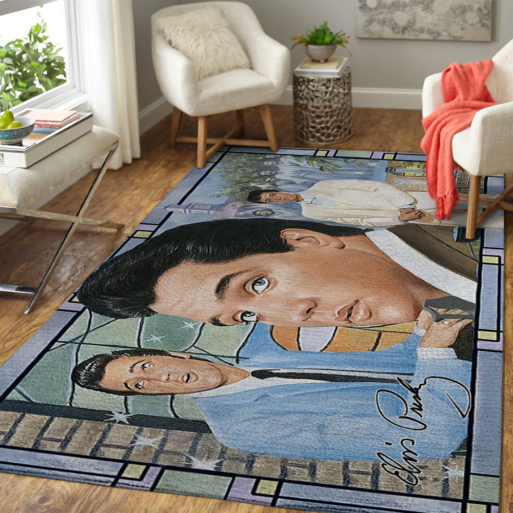 Elvis Presley Rectangular Rug – MAITM 8982