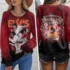 Elvis Presley Round Neck Raglan Sleeve Sweatshirt – TMTHU7283