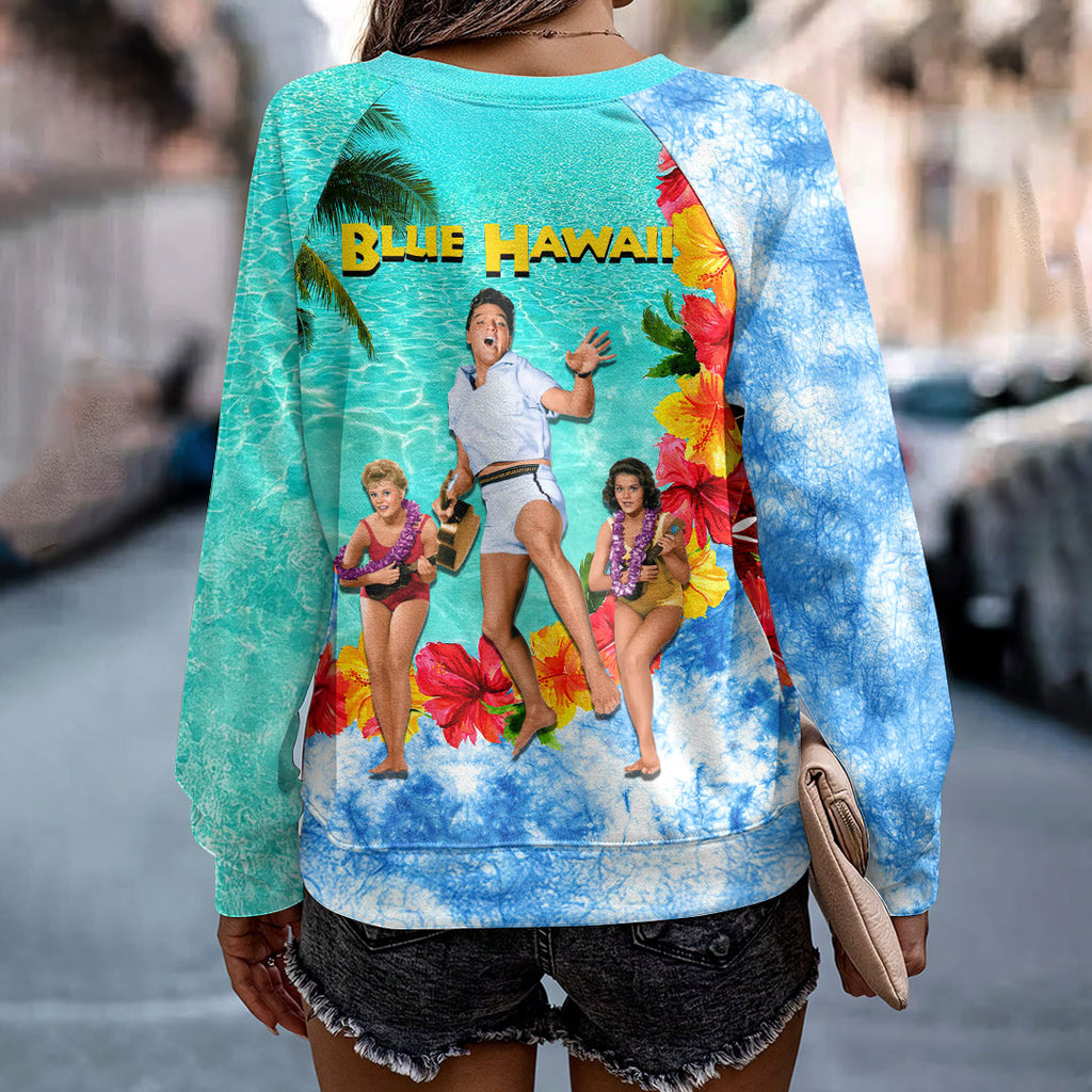 Elvis Presley Round Neck Raglan Sleeve Sweatshirt – HOATT18270