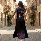 Elvis Presley Short Sleeve Maxi Dress – HOATT19420
