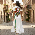 Elvis Presley Short Sleeve Maxi Dress – HOATT19480