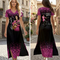 Elvis Presley Short Sleeve Maxi Dress – HOATT19508