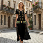 Elvis Presley Short Sleeve Maxi Dress – HOATT21321