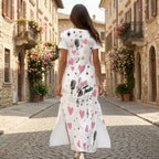 Elvis Presley Short Sleeve Maxi Dress – HOATT20594