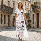 Elvis Presley Short Sleeve Maxi Dress – HOATT20594
