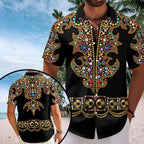 Elvis Presley Short Sleeve Button-Down Shirt – HOATT20896