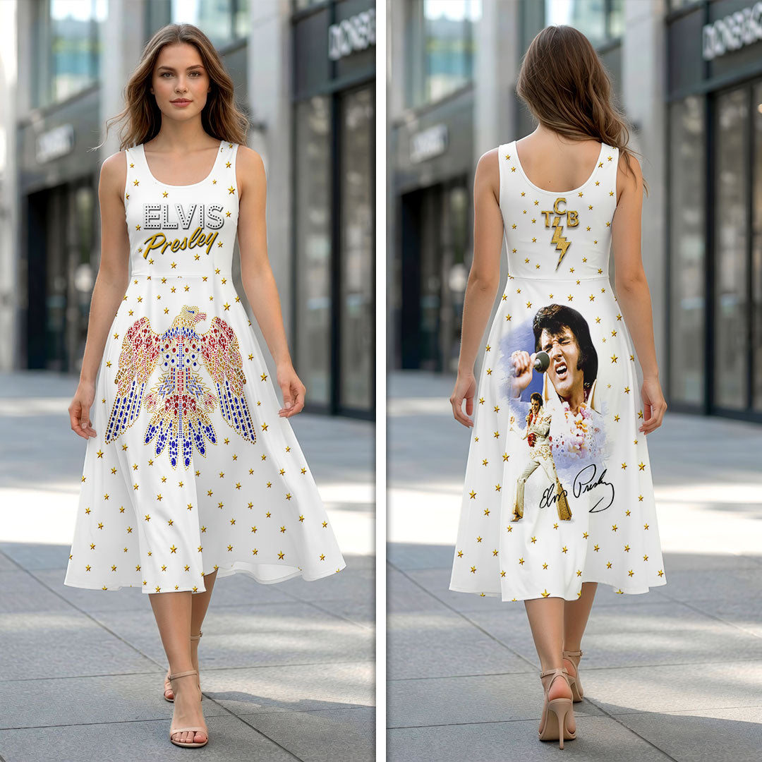 Elvis Presley Sleeveless Knee-Length Dress – HOATT19742