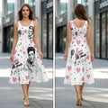 Elvis Presley Sleeveless Knee-Length Dress – HOATT20577