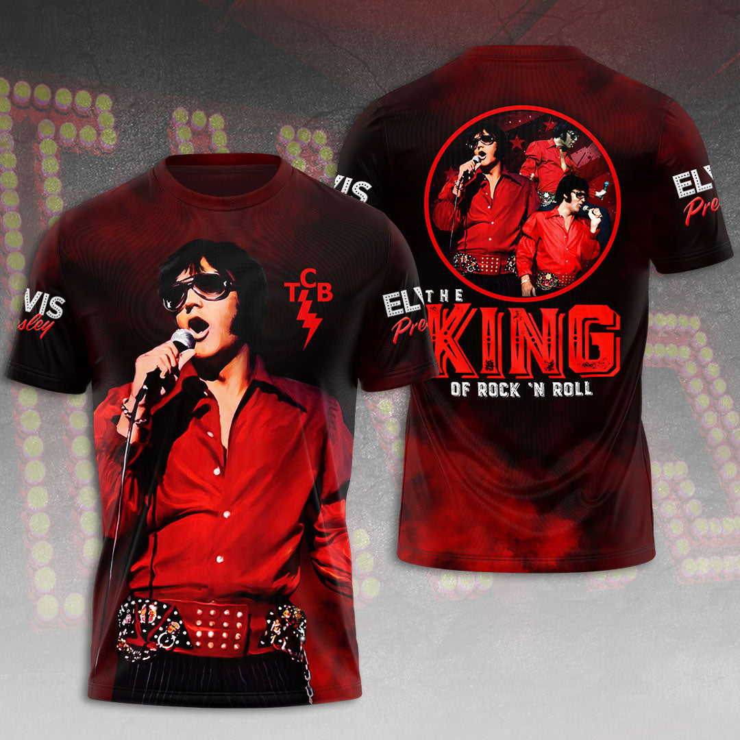 Elvis Presley Round Neck Raglan Sleeve Sweatshirt – HOATT 7104