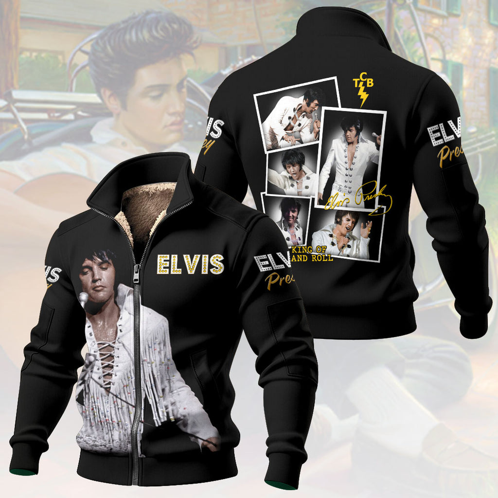 Elvis Presley Thick Knit Fleece Jacket – HOATT16381