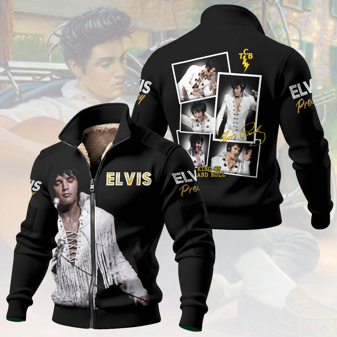 Elvis Presley Thick Knit Fleece Jacket – HOATT16381