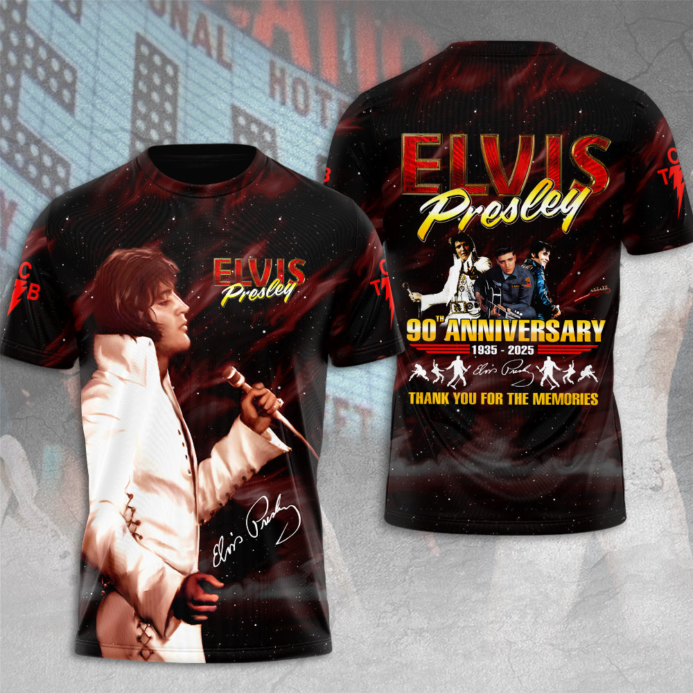 Elvis Presley Short Sleeve Button-Down Shirt – HOATT 1182