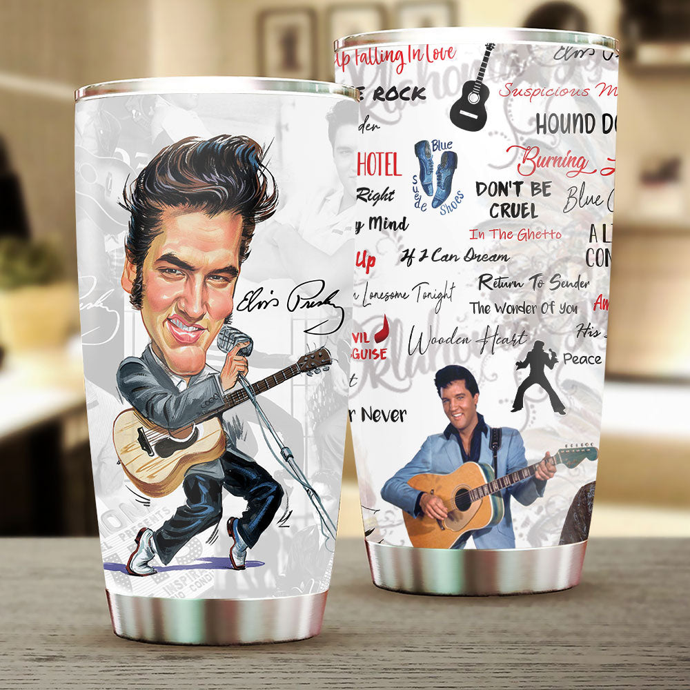 Elvis Presley Custom Shape 1-sided Keychain – HOATT 9245