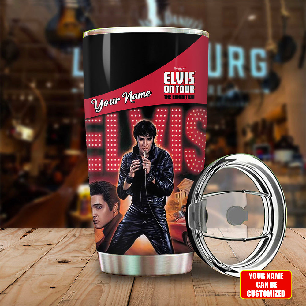 Personalized Elvis Presley Tumbler Cup – HUANNM 4599
