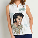 Elvis Presley Women Sleeveless Polo Shirt – HOATT17076