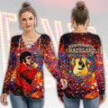 Elvis Presley Women's Long Sleeve Neckline Tie Sweatshirt – HOATT21375