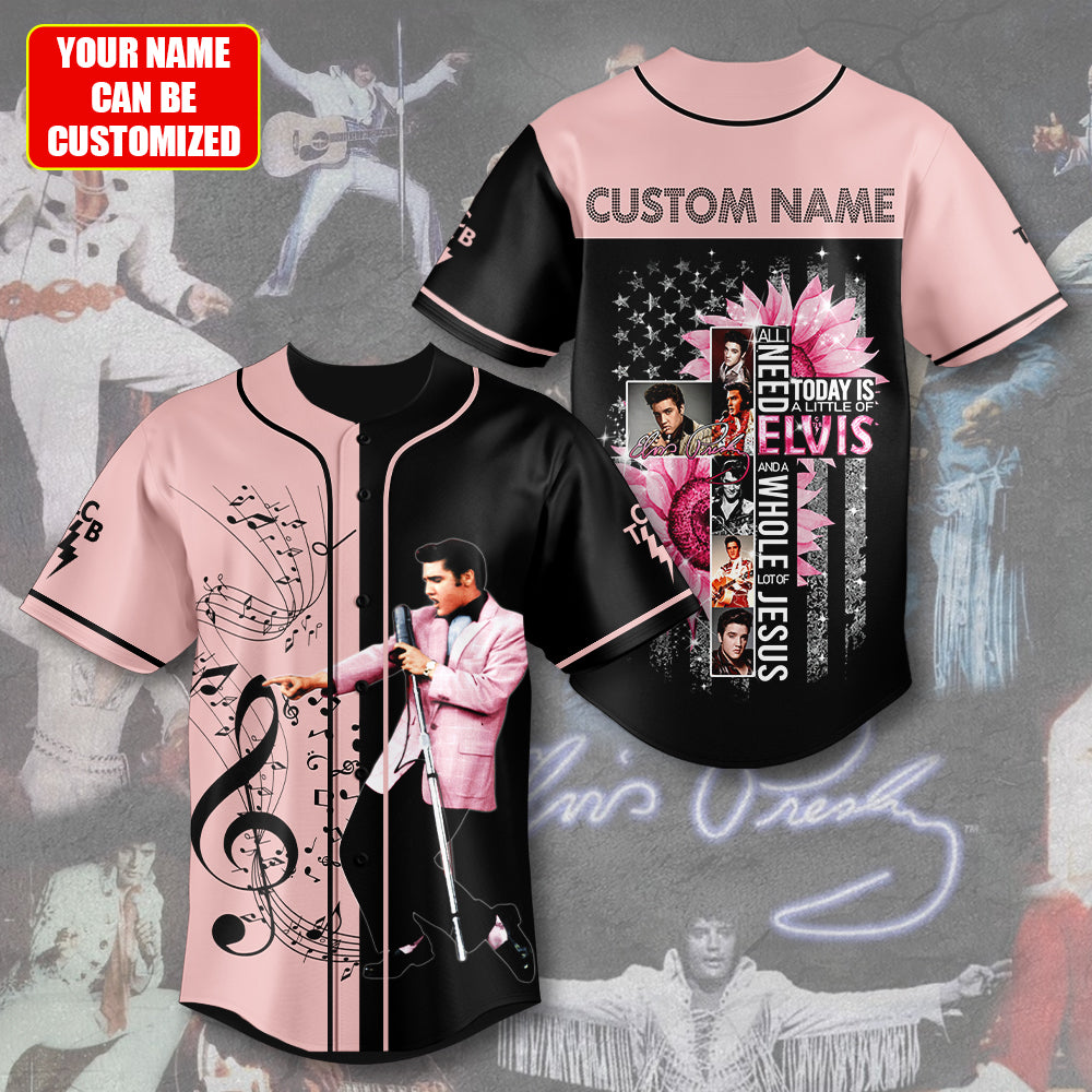 Personalized Elvis Presley Baseball Jersey – HUANNM 4430