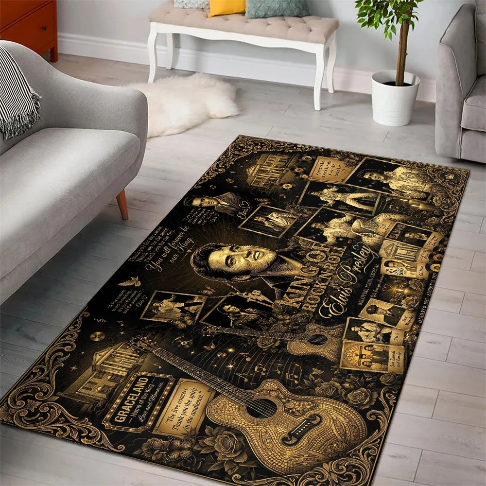 Elvis Presley Rectangular Rug – TMTHU9470
