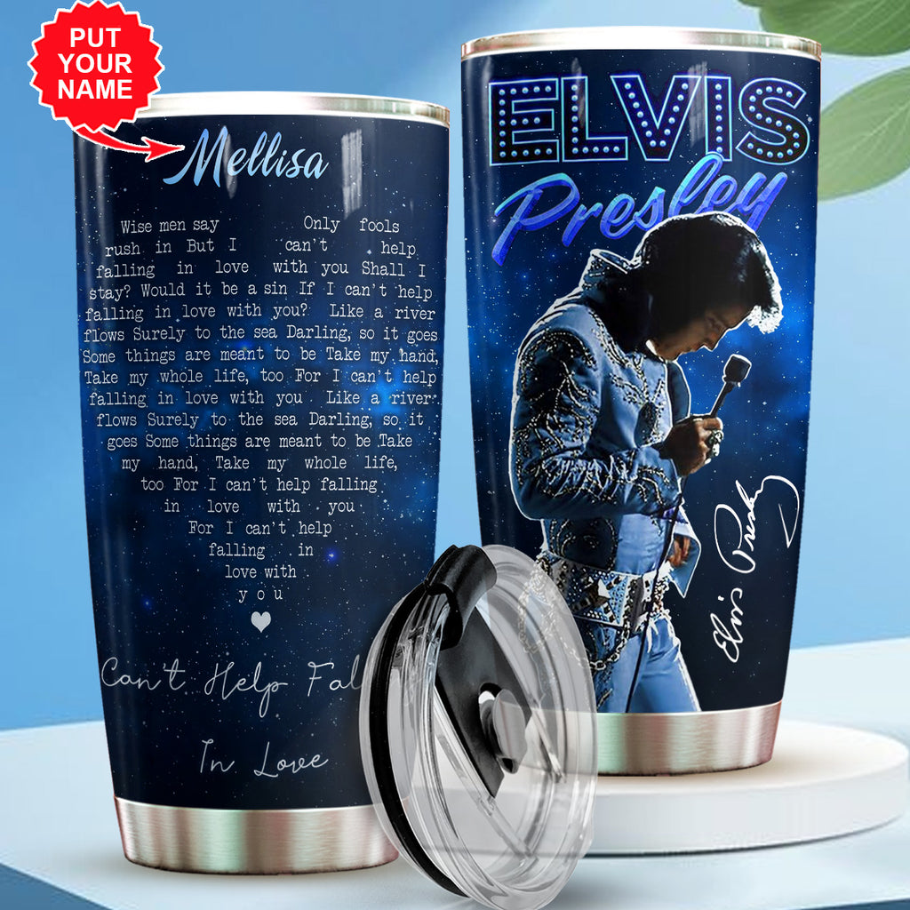 Personalized Elvis Presley Tumbler Cup – VANDH 263