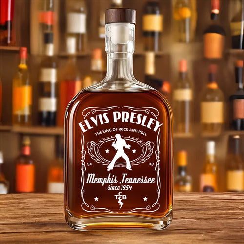 Elvis Presley 25oz Empty Whiskey Bottle – GNE4220