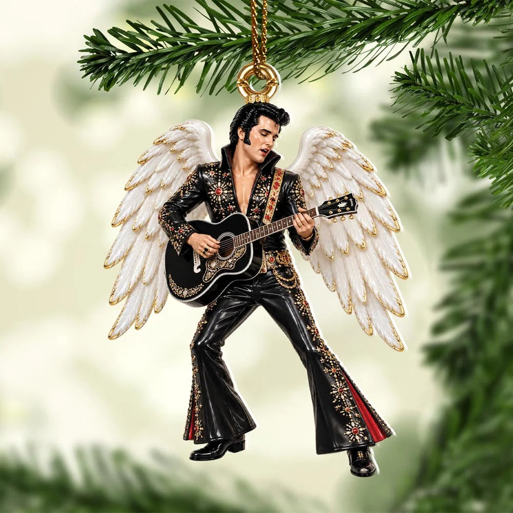 Elvis Presley Custom Shape 2-side Printed Acrylic Ornament – HOATT20847