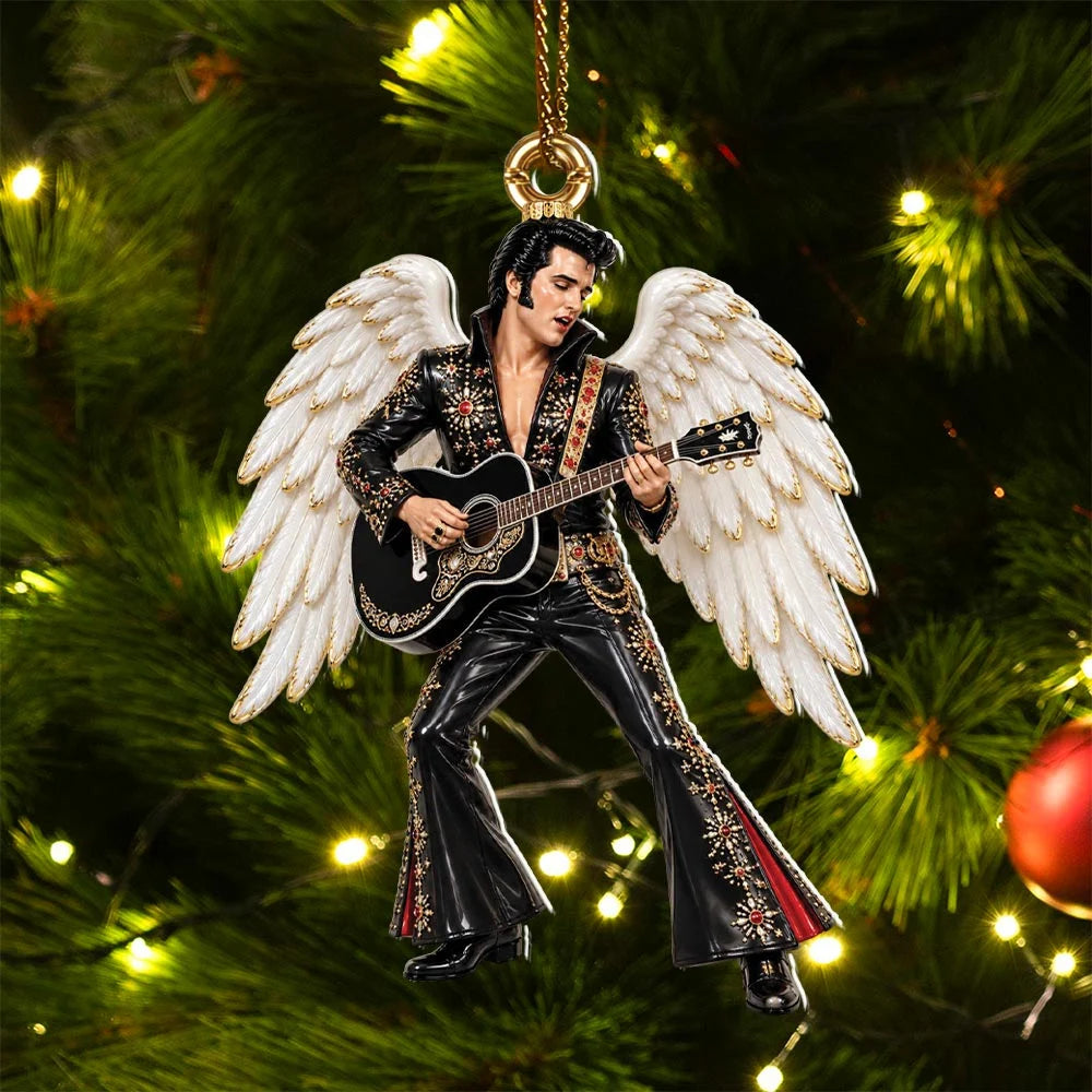 Elvis Presley Custom Shape 2-side Printed Acrylic Ornament – HOATT20847